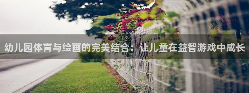 杏运体育f开户：幼儿园体育与绘画的完美结合：让儿童在益智游戏中成长